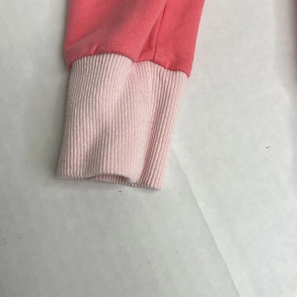 Little Bipsy pink two-way Zip onesie EUC size 3-6 months